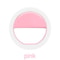 LED Clip On Selfie Ring Light with USB Recharge Rechargeable Phone Video Light