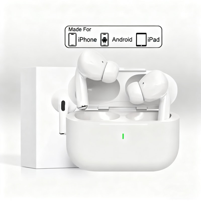 Premium Active Noise Cancelling Wireless Headphones with Immersive Sound & Wireless Charging for Gym & Running