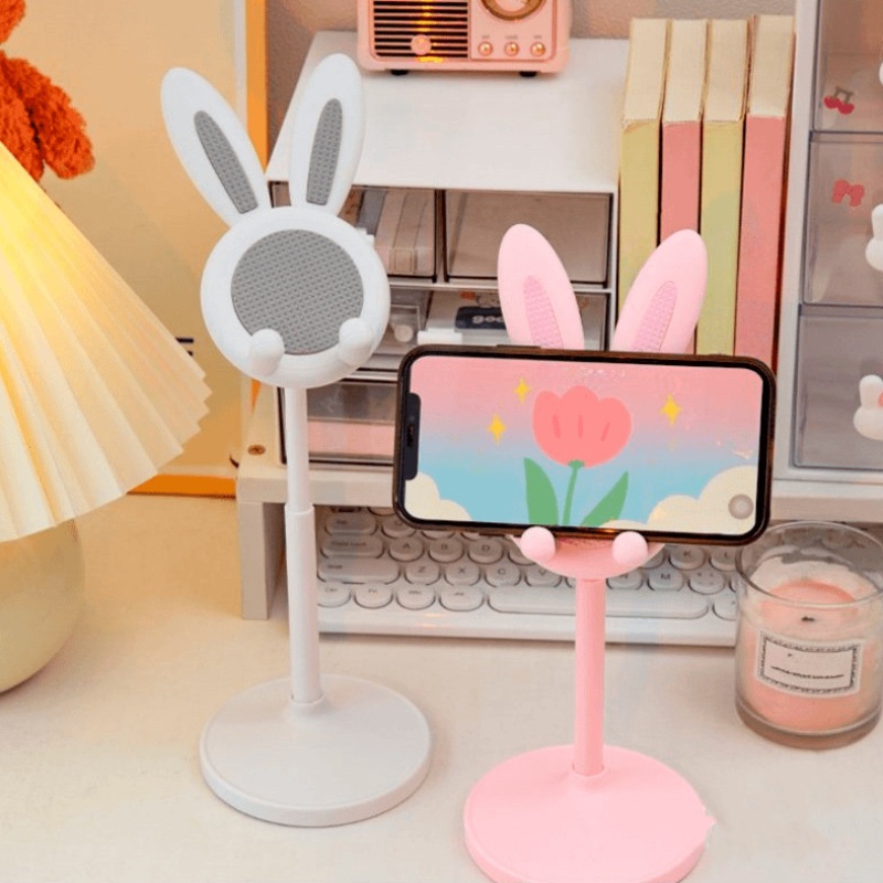Cute Rabbit Adjustable Phone Stand & Desktop Holder