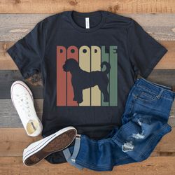 doodle shirt, golden doodle tee, labradoodle shirt, retro vintage dog, doodle mom, goldendoodle dad, gift for doodle lov