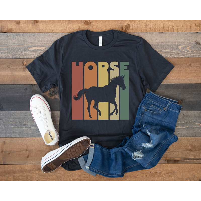 Horse Shirt, Gift for Horse Lover, Equestrian Shirt, Horse Owner Gift, Country Shirt, Western Shirt, Retro Vintage Horse, Farm Cowgirl Shirt.jpg