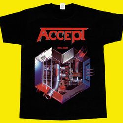 accept metal heart udo heavy metal band running wild rage new black short long  sleeve t-shirt
