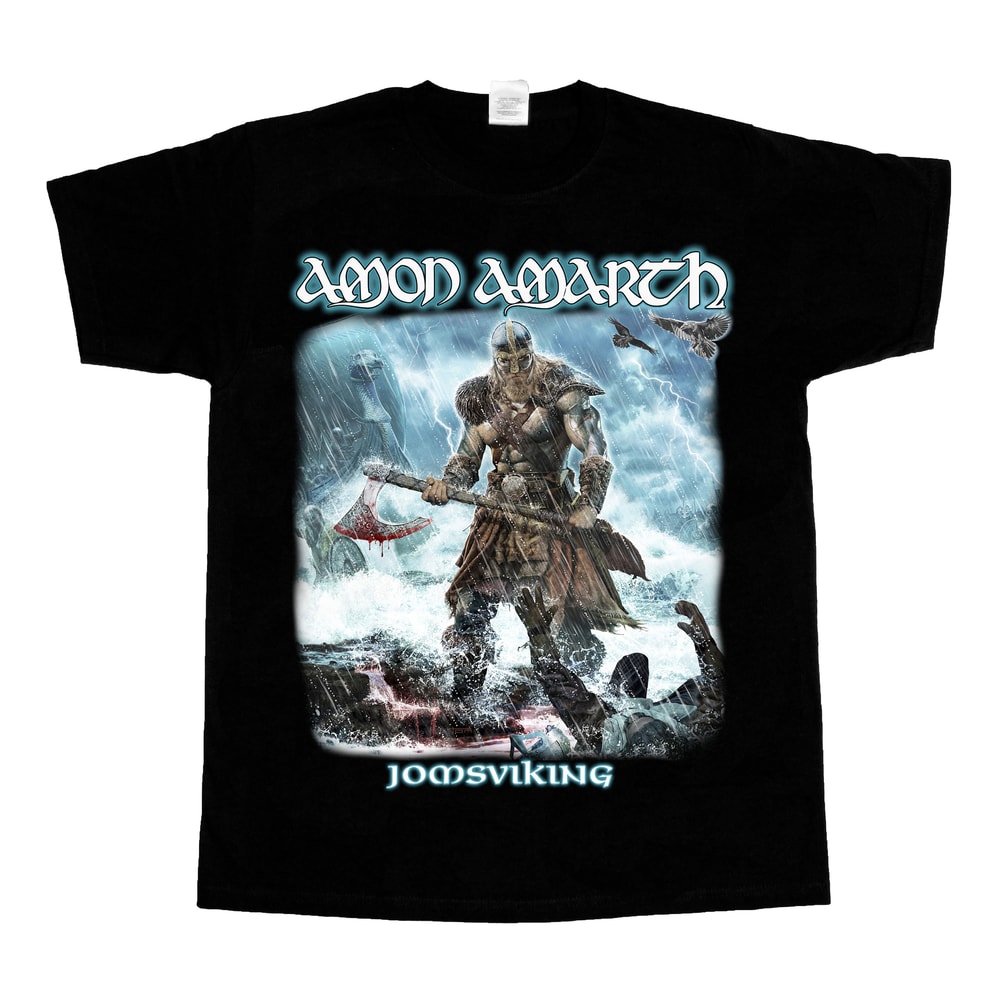 amon amarth jomsviking death metal children of bodom amorphis short long sleeve black t-shirt.jpg