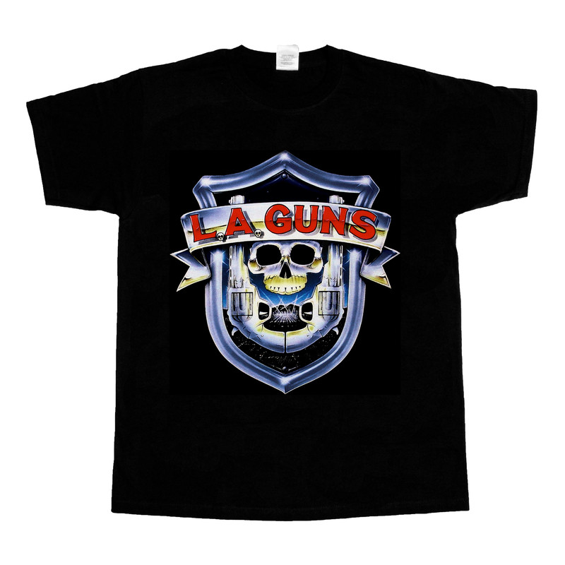 la guns - l.a. guns no mercy tour 1988 metal short long sleeve black t-shirt.jpg