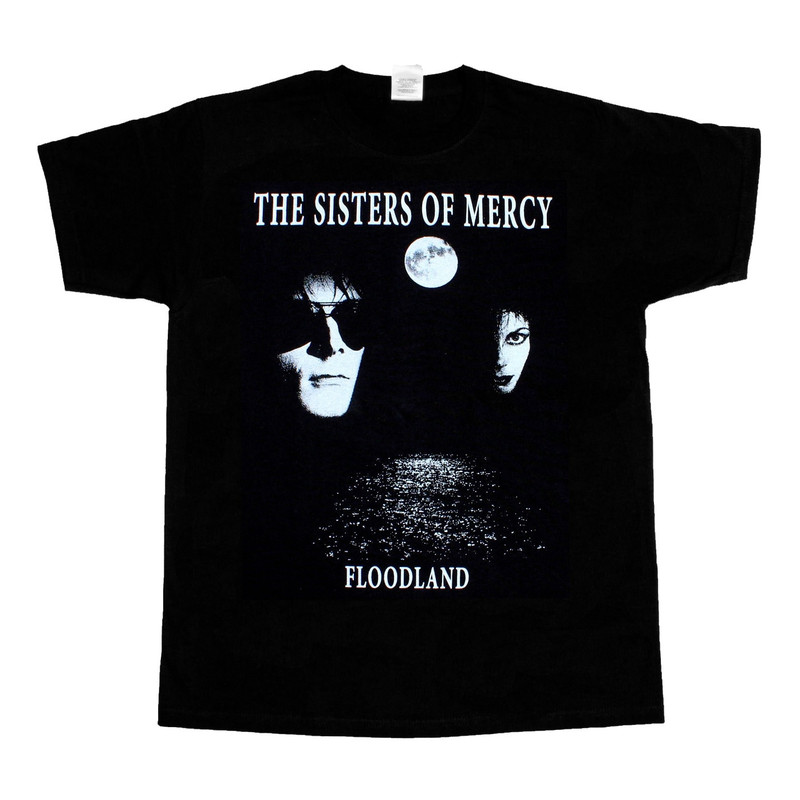 sisters of mercy floodlands gothic rock short long sleeve black t-shirt 3XL 4XL 5XL.jpg