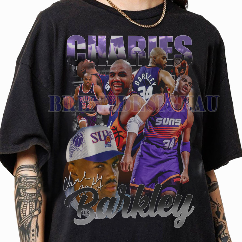 Charles Barkley Vintage 90s Graphic T-Shirt, Charles Barkley Youth Tee, Charles Barkley Graphic American Basketball Gift For Women and Man.jpg