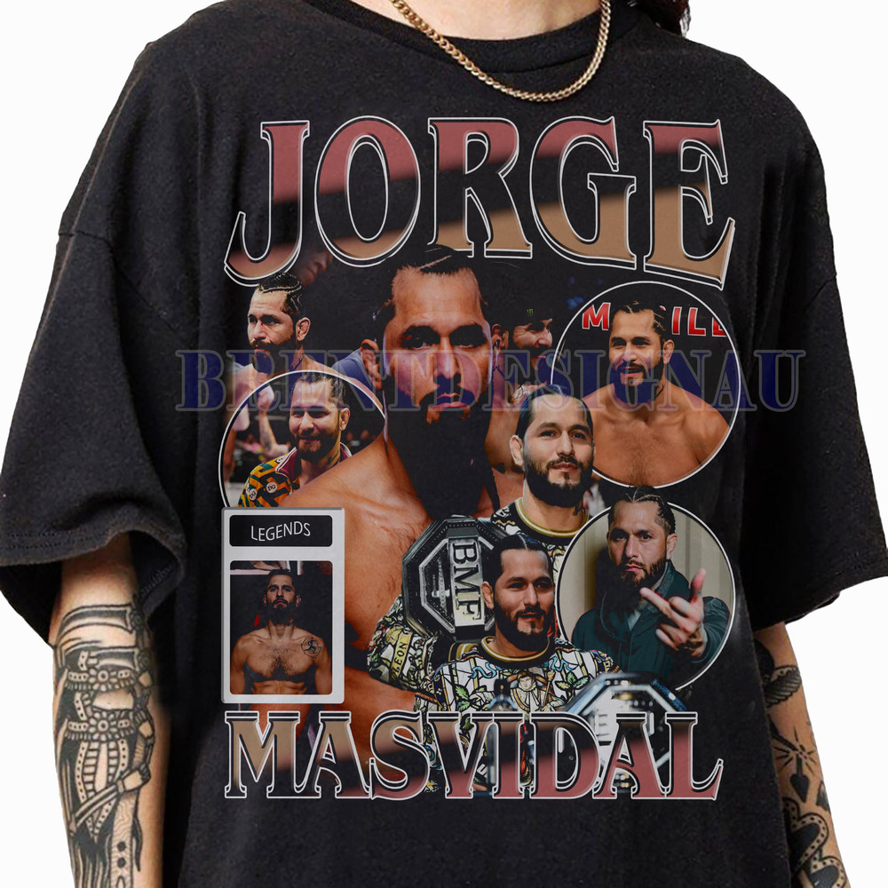 Jorge Masvidal Vintage 90s Graphic T-Shirt, Jorge Masvidal Sweatshirt, American Mixed Martial Artist Tees For Women and Man Unisex T-Shirt 1.jpg