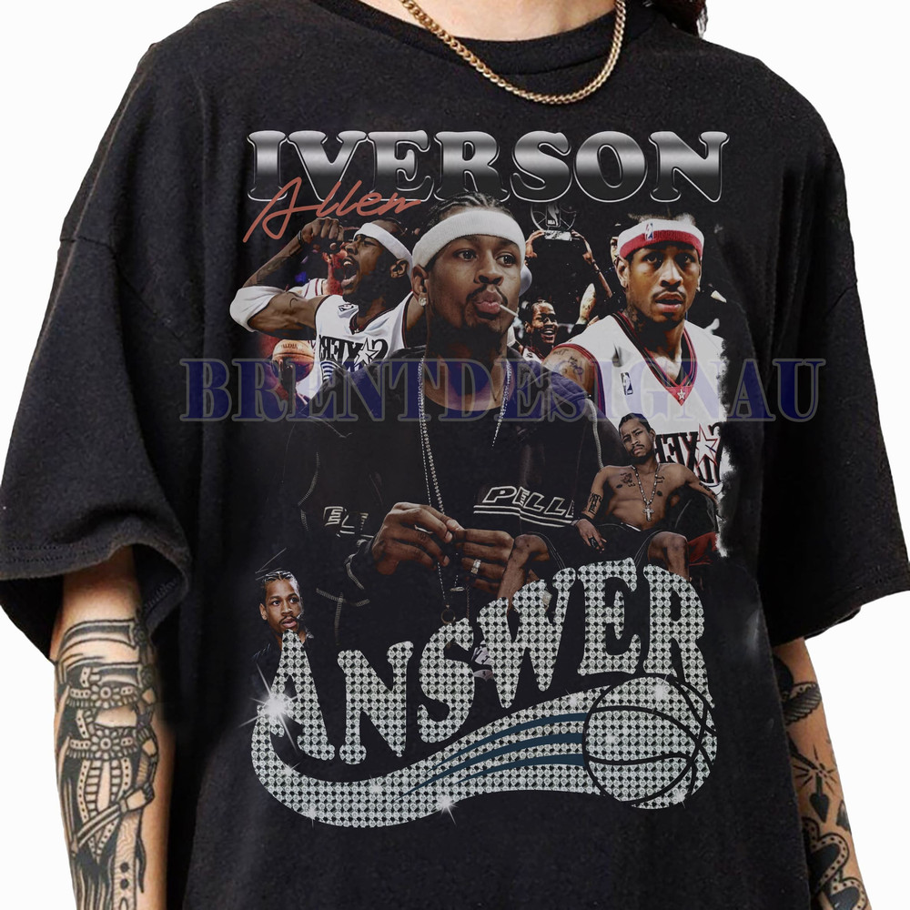 Limited Allen Iverson Vintage 90s Graphic T-Shirt, Allen Iverson Shirt, Allen Iverson Graphic American Basketball Gift For Women and Man 1.jpg