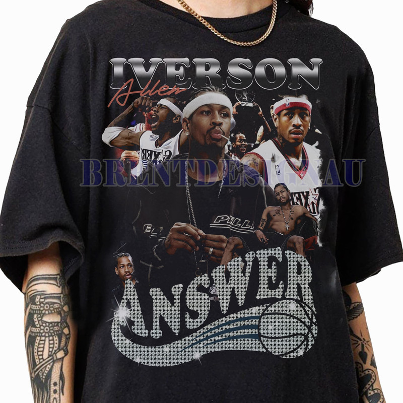 Limited Allen Iverson Vintage 90s Graphic T-Shirt, Allen Iverson Shirt, Allen Iverson Graphic American Basketball Gift For Women and Man.jpg