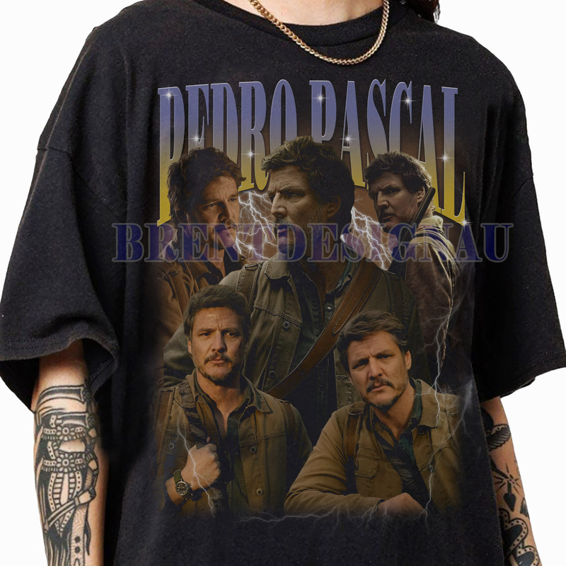 Limited Pedro Pascal Vintage 90s Graphic T-Shirt, Pedro Pascal Sweatshirt, Pedro Pascal Classic Retro Tees For Women and Man Unisex T-Shirt 1.jpg