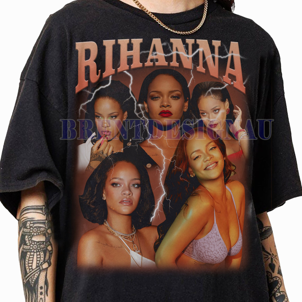 Limited Rihanna Vintage 90s Graphic TShirt, Rihanna Barbadian Singer Sweatshirt, Rihanna Classic Retro Tees For Women and Man Unisex T-Shirt.jpg