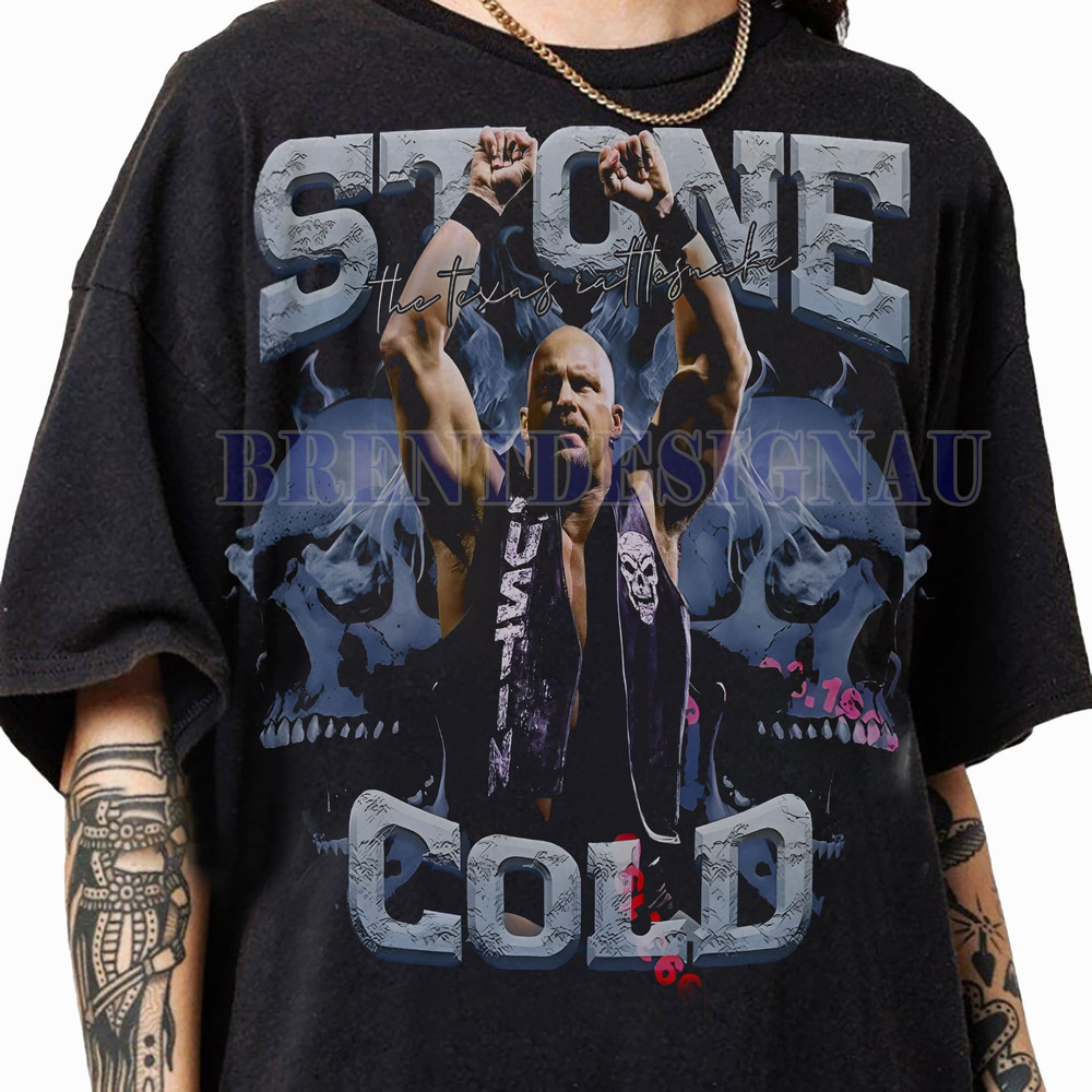 Limited Steve Austin Vintage 90s Graphic T-Shirt, Stone Cold Sweatshirt, Steve Austin Graphic Tees Gift For Women and Man Unisex T-Shirt.jpg