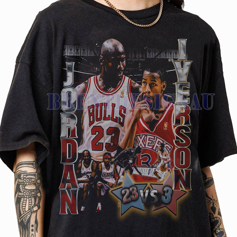 Michael Jordan Vintage 90s Graphic T-Shirt, Michael Jordan x Allen Iverson Tee, Unisex Graphic American Basketball Gift For Women and Man.jpg