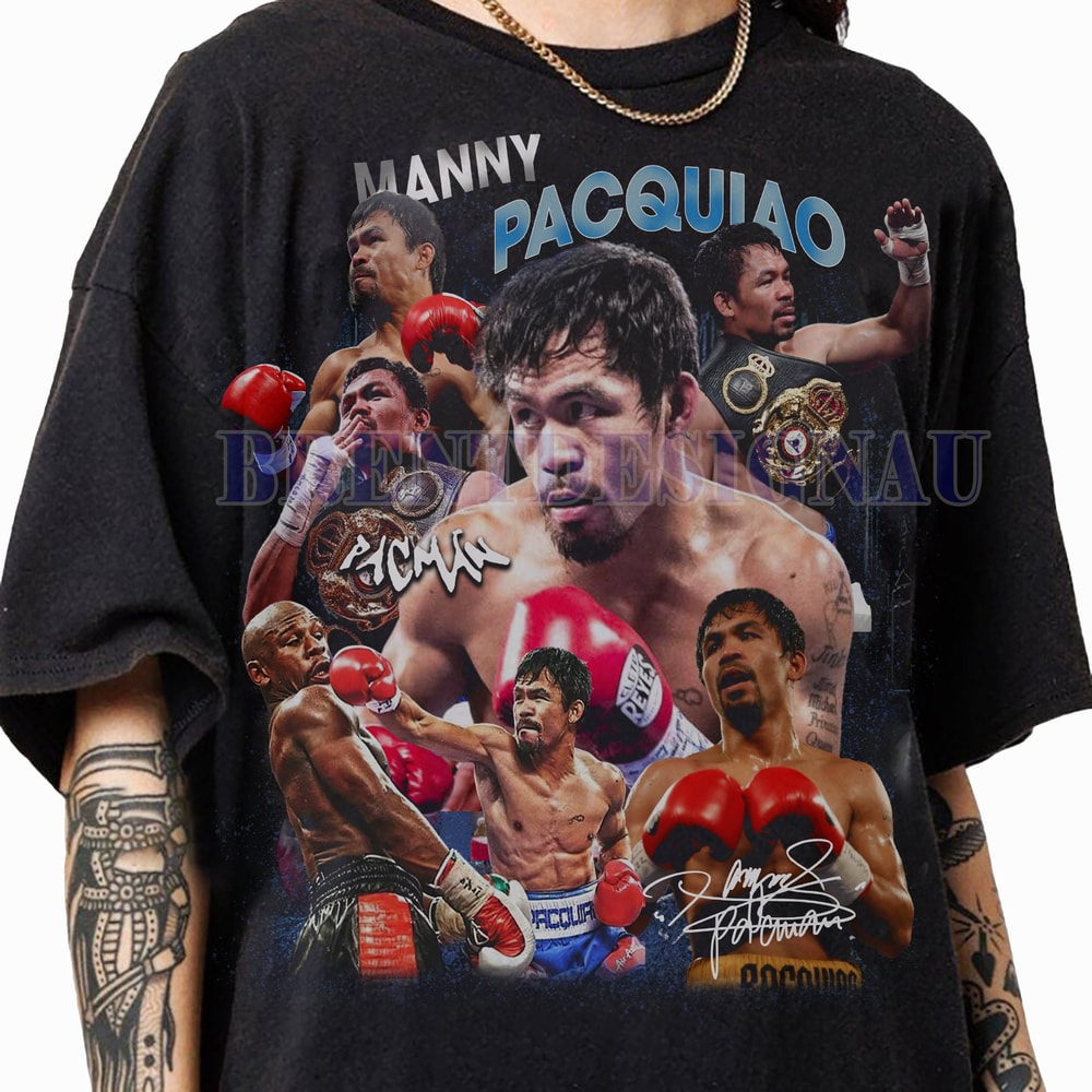 PacMan Manny Pacquiao Vintage 90s Graphic TShirt, PacMan Sweatshirt, American Professional Boxer Tees For Women and Man Unisex Young T-Shirt.jpg