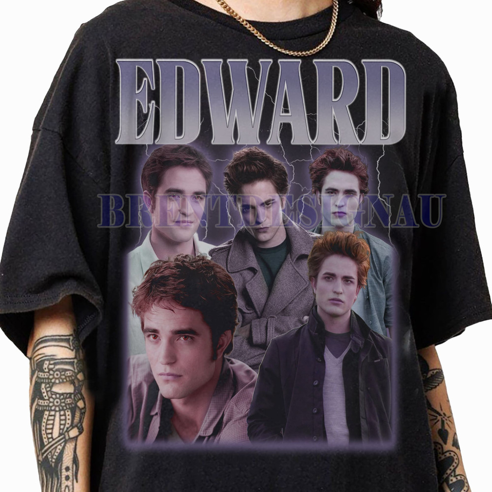 Retro Edward Cullen Vintage 90s Graphic T-Shirt, Edward Cullen T-Shirt, Edward Cullen Graphic Tees Gift For Women and Man Unisex TShirt.jpg