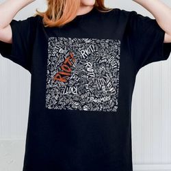 90s vintage paramore band shirt, rock band sweatshirt, paramore riot tee, paramore 2023 tour doodle album song lyrics sh