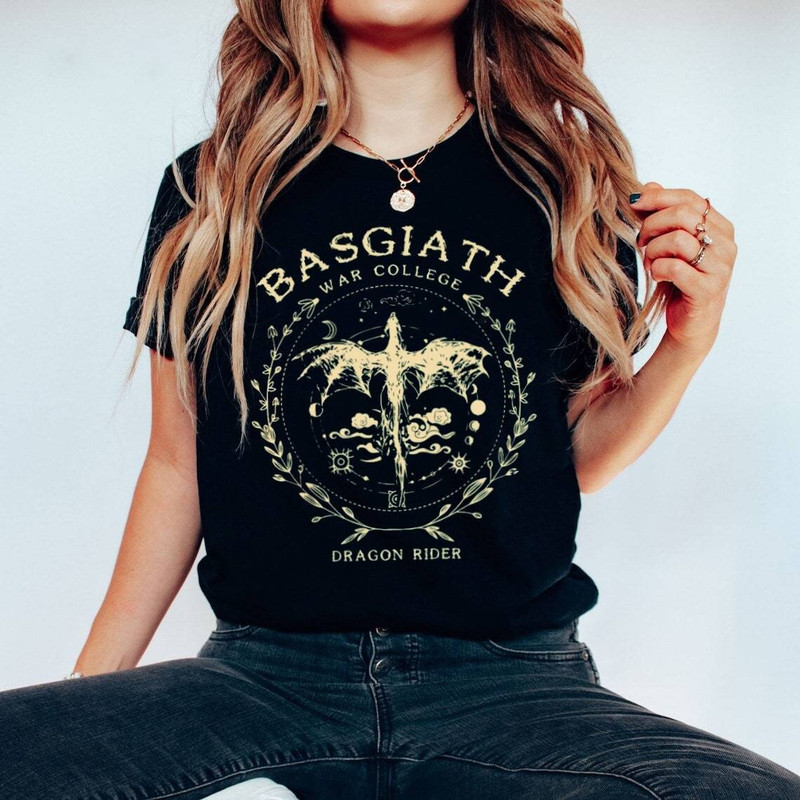Basgiath War College Scribe TShirt, Fourth Wing Sweater, Dragon Rider Violet Sorrengail Xaden Riorson Fantasy Bookish, The Empyrean Series.jpg