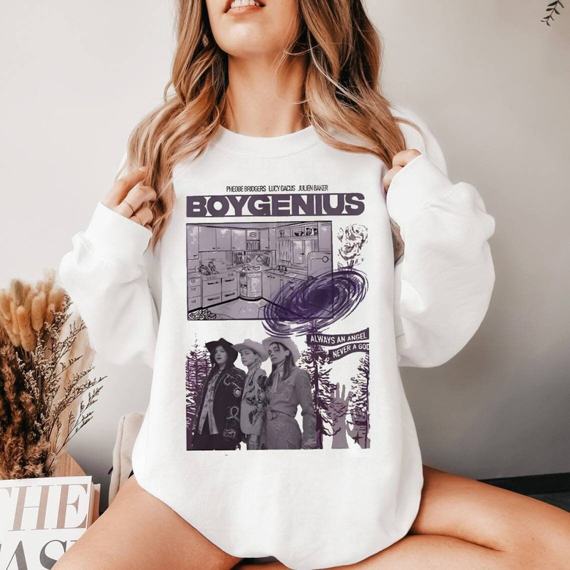 Boygenius Tour 2023 Sweatshirt, Boygenius Merch, Boygenius Band Hooodie, vintage band shirt, Music Shirt.jpg