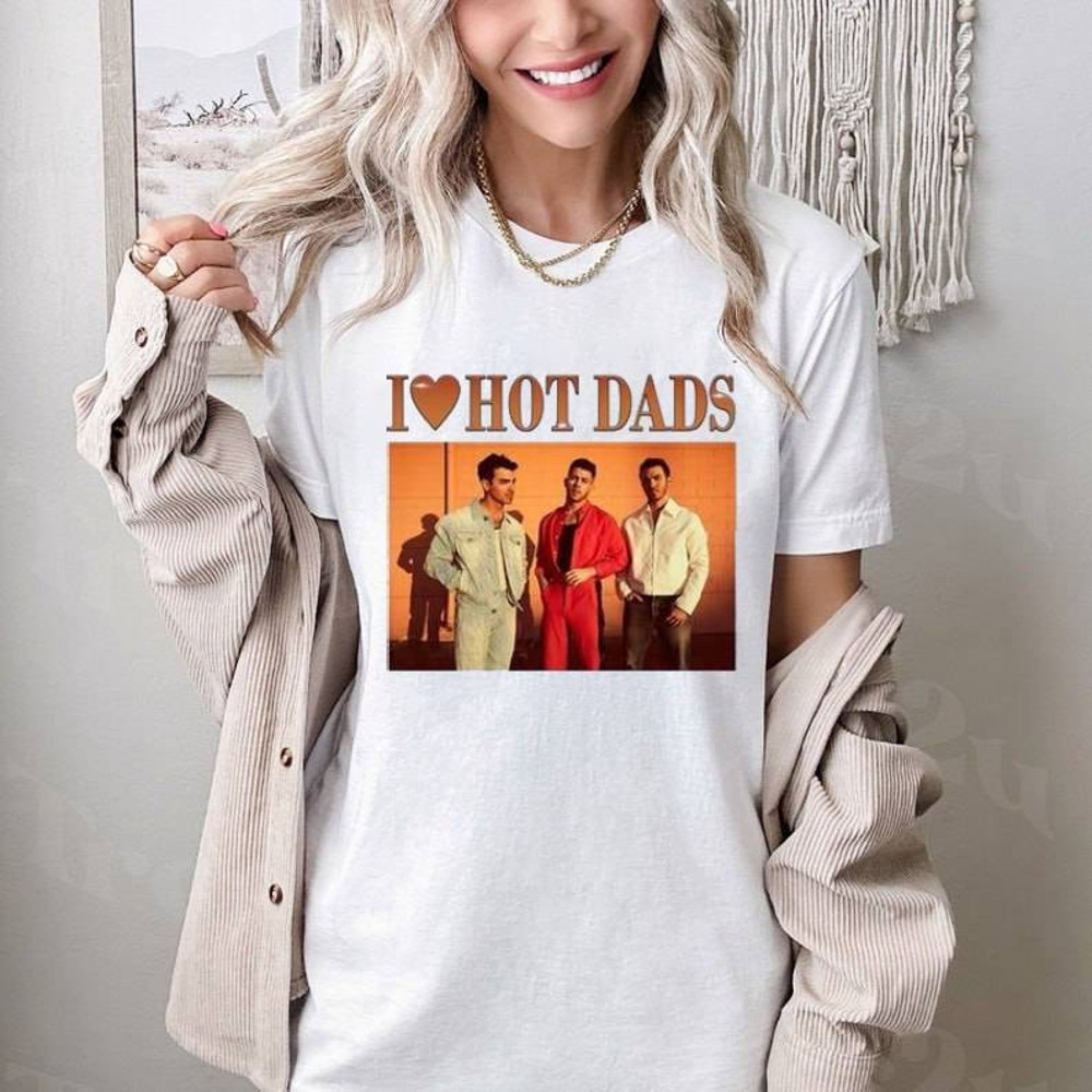 I Love Hot Dads Shirt, Jonas Brothers Cassette 90 Unisex Sweatshirt, Hoodie.jpg