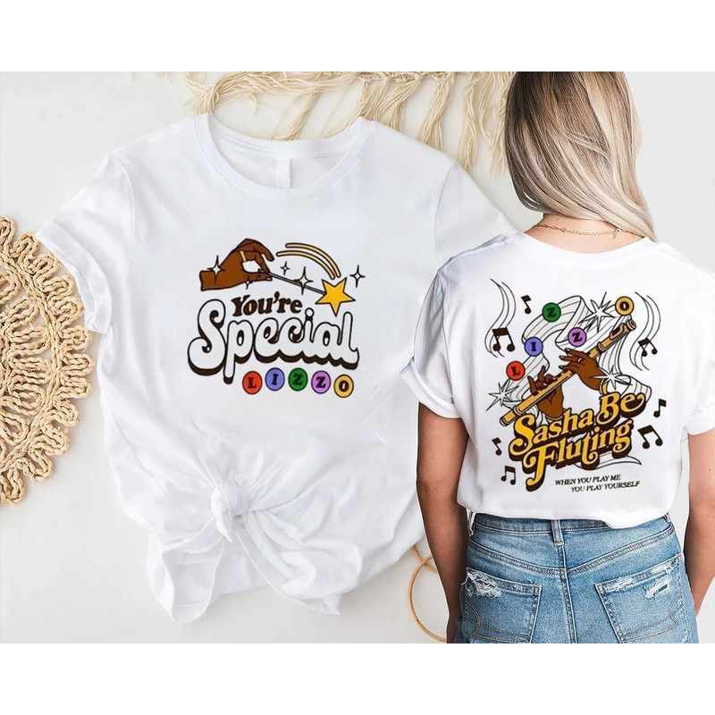 Lizzo Special World Tour 2023 Double Sided Shirt, Lizzo Fan Shirt, Vintage Concert Unisex Shirt, Music Tour Shirt 1.jpg