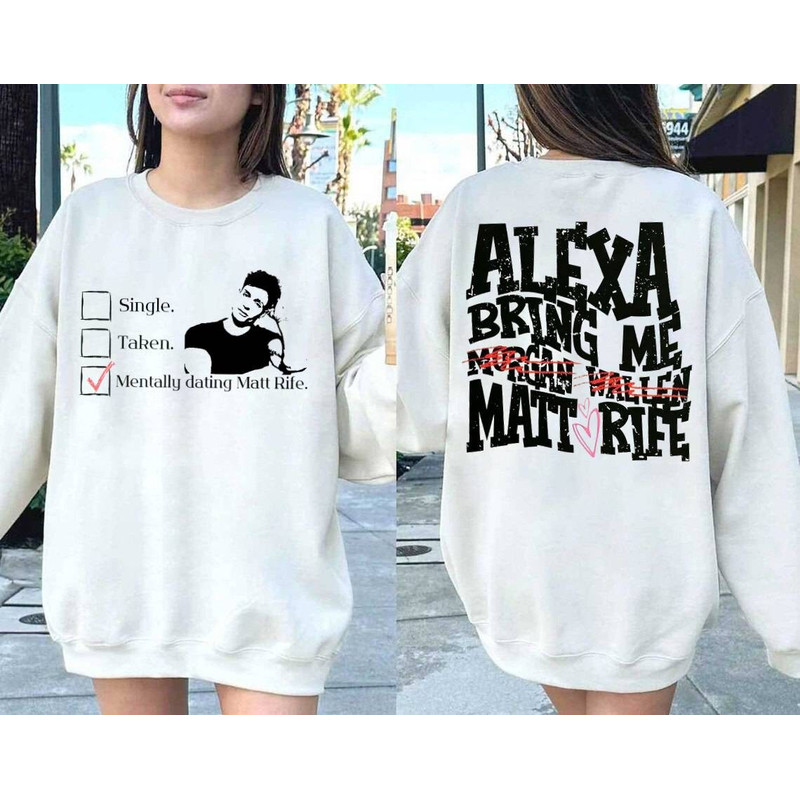 Matt Rife 2 Sided Sweatshirt, World Tour Funny Sayings Sweatshirt, Matt Rife Unisex Fan Shirt.jpg