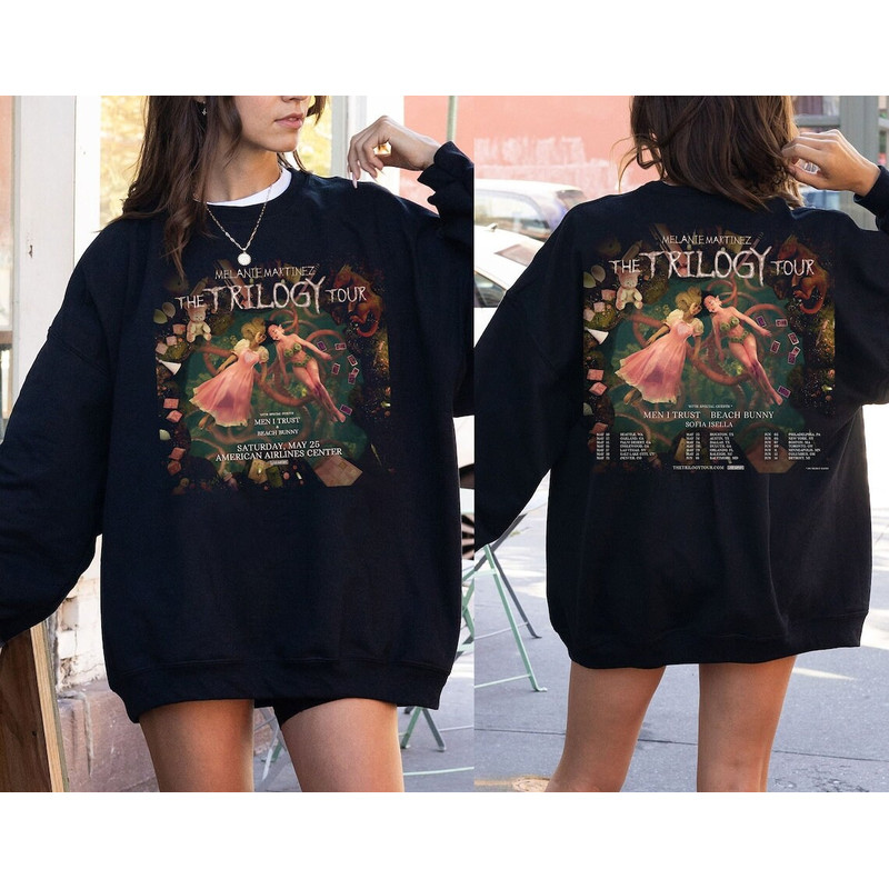 Mela.nie Marti.nez 2 Sides Sweatshirt, The Trilogy Tour 2024 Shirt, Portals Album Shirt, Music Tour Hoodie.jpg
