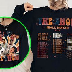 niall horan tour 2024 sweatshirt, niall horan hoodie, the show album track list shirt, niall horan tour shirt, gift for