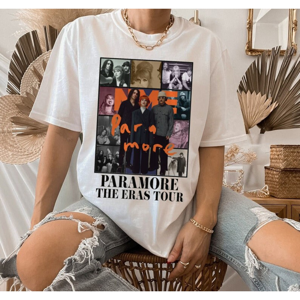 Paramore The Eras Tour Shirt, Paramore Shirt, Paramore Album Shirt, Paramore Tour 2023 Tee, Paramore Fan Gift.jpg