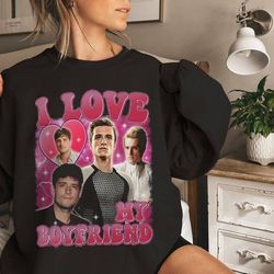peeta mellark i love my boyfriend sweatshirt, peeta mellark vintage shirt, unisex t-shirt, josh hutcherson tee