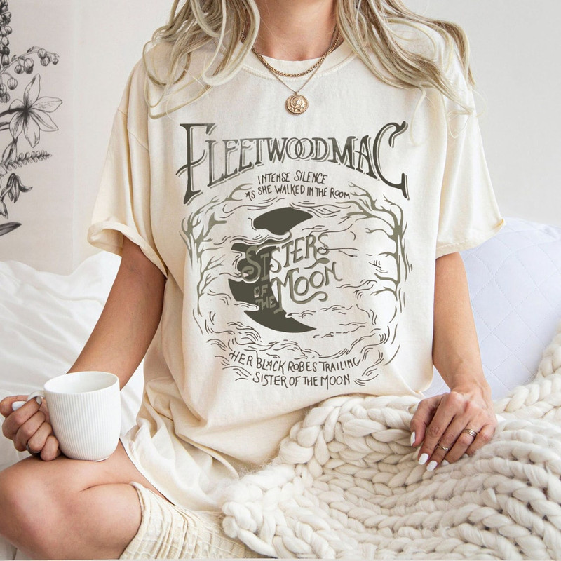 Retro Fleetwood Mac Shirt, Sisters Of The Moon Shirt, Fleetwood Mac Shirt, Music Rock Band Shirt, Unisex Tee 1.jpg