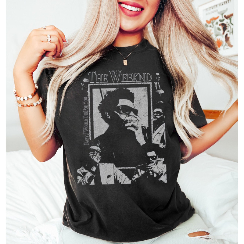 Retro The Weeknd Shirt, The Weeknd T-shirt, Hip-Hop Music Shirt, Starboy, After Hours Album Tee, The Weeknd Merch, Gift for Fan.jpg