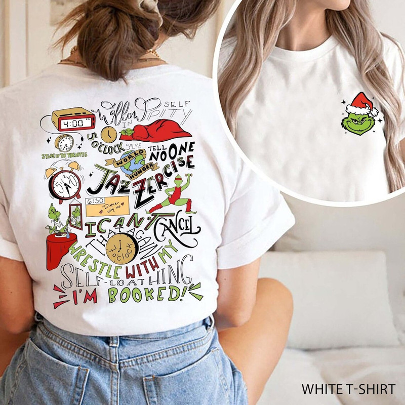 The Grinch Christmas Schedule Funny Shirt, My Day I'm Booked Grinch Christmas Sweatshirt, Christmas Hoodie, Grinchmas Sweatshirt.jpg
