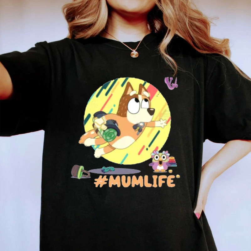 Vintage Bluey Mum Shirt, Bluey Mumlife Shirt, Bluey Mom Shirt, Chilli Cool Mummy shirt, Mom Tee, Cute Mummy shirt, Mummy Dog shirt.jpg