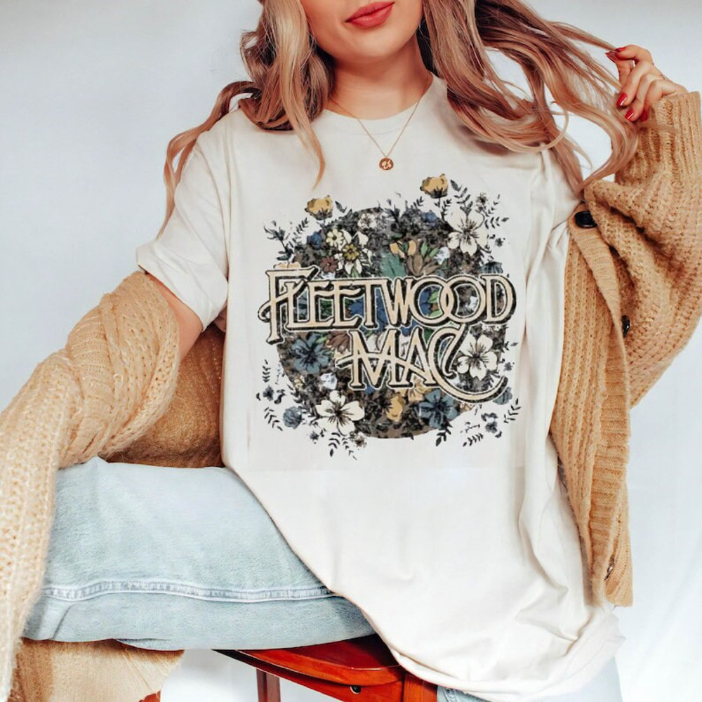 Vintage Fleetwood Mac Rumours Shirt, Rock Band Shirt, Shirt for Fans, Classic Rock Shirt, Gift for Rock Fans, Band Tee.jpg