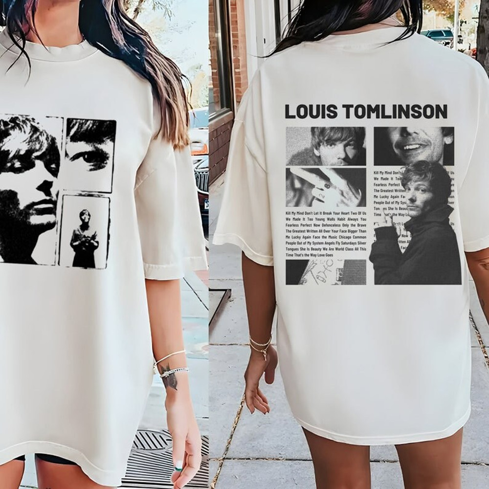 Vintage Louis Tomlinson 2 Sided Shirt, Louis Tomlinson Shirt, Faith In The Future World Tour Sweatshirt, Country Music Tour Hoodie.jpg