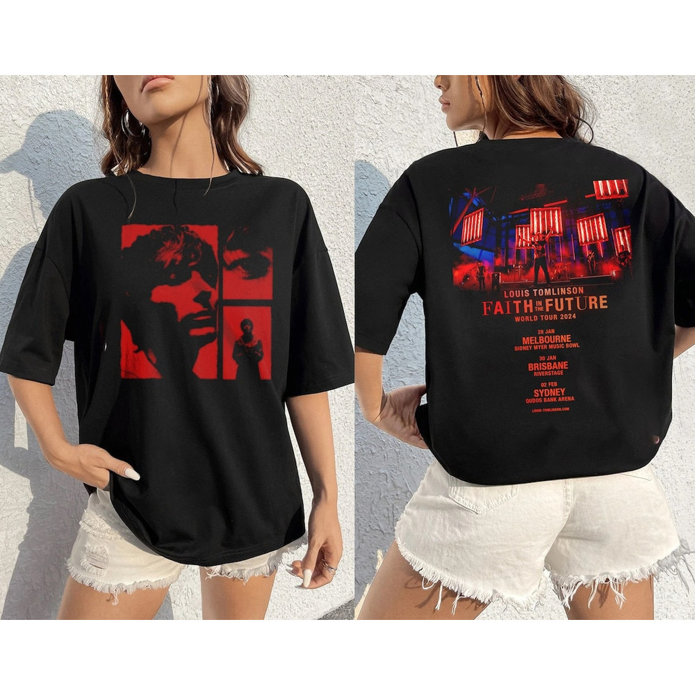 Vintage Louis Tomlinson 2 Sides Shirt, Louis Tomlinson Shirt, Faith In The Future Tour Shirt, Music Tour 2024 Shirt, Country Music Shirt 1.jpg