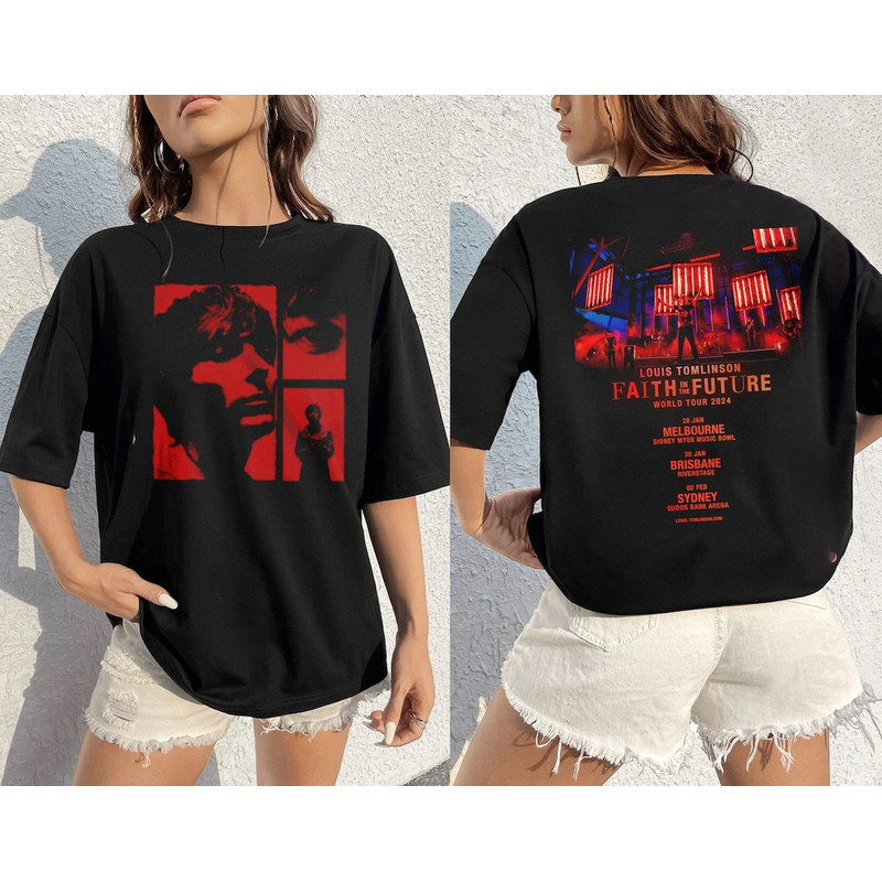 Vintage Louis Tomlinson 2 Sides Shirt, Louis Tomlinson Shirt, Faith In The Future Tour Shirt, Music Tour 2024 Shirt, Country Music Shirt 1.jpg