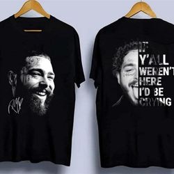 vintage post malone 2 sides shirt, posty 2023 tour shirt, rapper posty concert shirt, posty sweatshirt