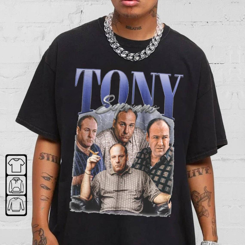 Vintage TONY SOPRANO Shirt, Tony Soprano Tees, Tony Soprano Sweatshirt, Tony Soprano Gifts, Tony Soprano Hoodie, Sopranos Merch.jpg