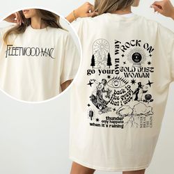 vintage fleetwood mac tour merchandise shirt, music memorabilia shirt, rock band shirt, retro concert tee, stevie nicks