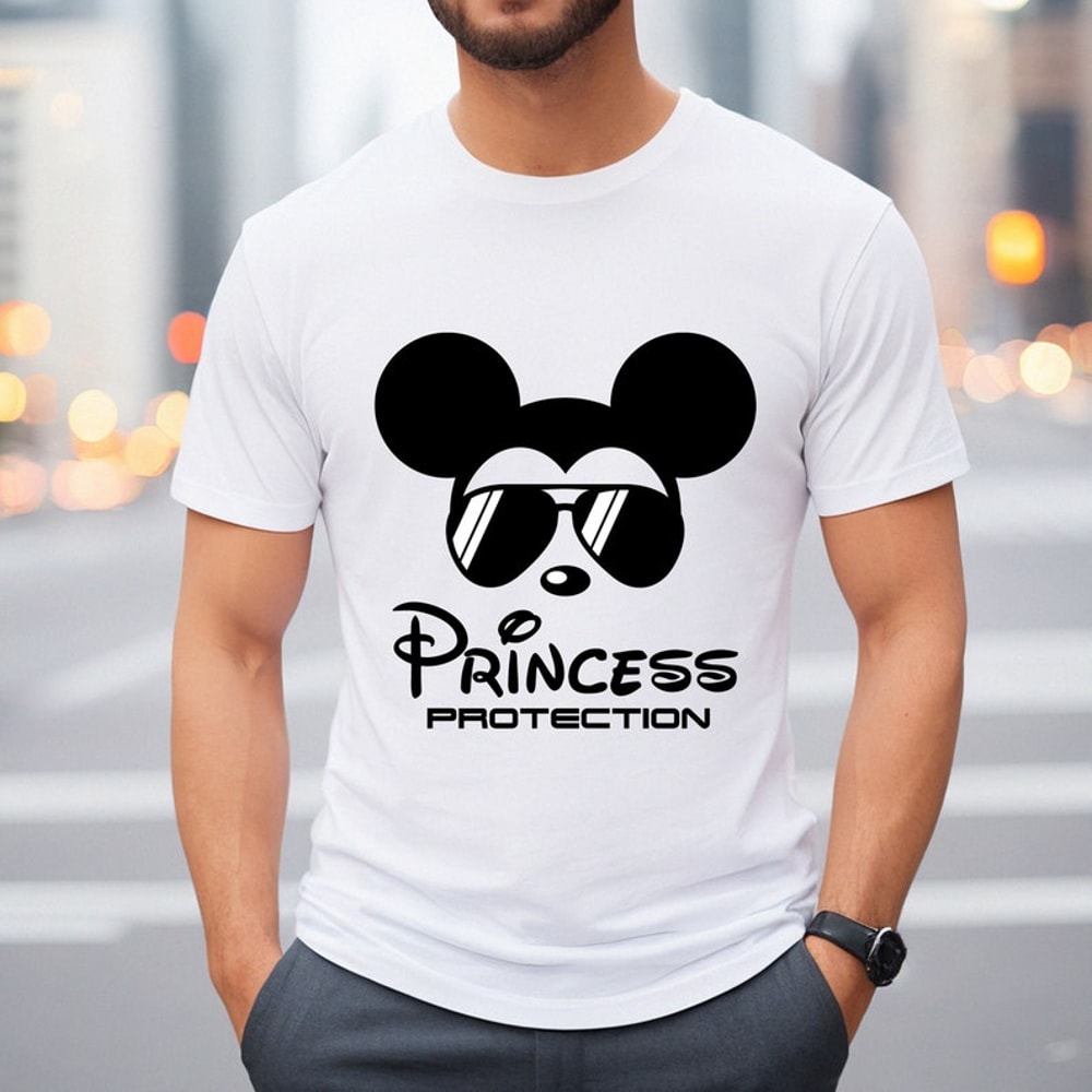 Princess Protection Shirt, Funny Dad Shirt, Mickey Shirt, Gift For Dad, Cool Dad Shirt, Mickey Princess Protection Shirt1.jpg