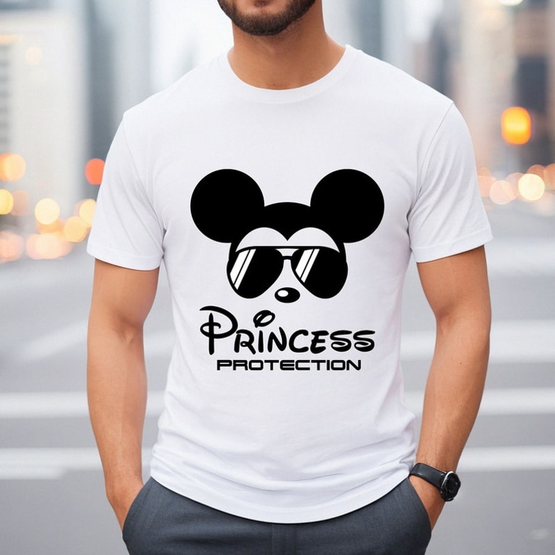 Princess Protection Shirt, Funny Dad Shirt, Mickey Shirt, Gift For Dad, Cool Dad Shirt, Mickey Princess Protection Shirt1.jpg
