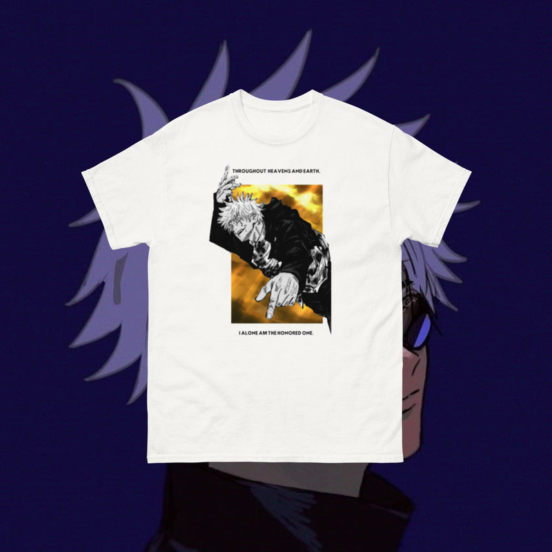Jujutsu Kaisen Shirt, Gojo Satoru Shirt, Gojo Shirt, Gojo Honored One, Gojo Fan, Gojo Lover, Anime Lover, Anime Gift, Vintage Anime Shirt.jpg