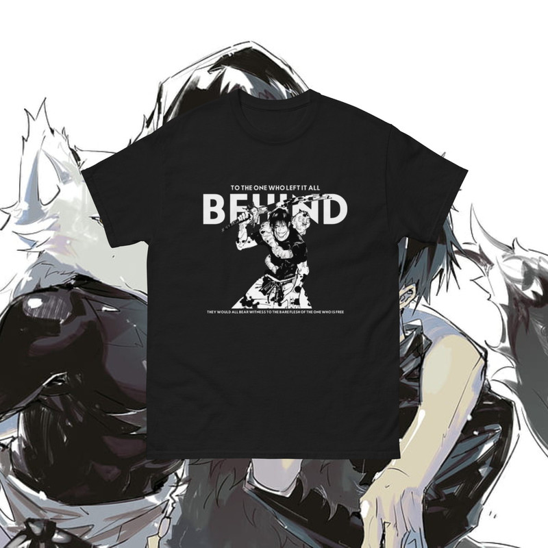 Toji Fushiguro Shirt, Jujutsu Kaisen Shirt, Toji Shirt, The One Who Left It All Behind, Toji Fan, Toji Lover, Vintage Anime Tee, Anime Shirt 1.jpg