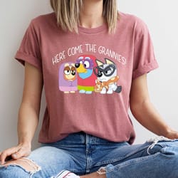 here come the grannies t-shirt, bluey shirt, 18