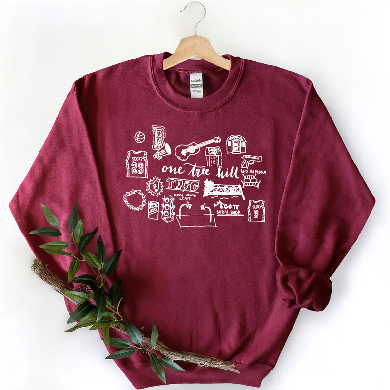 One Tree Hill T-Shirt Sweatshirt Hoodie, One Tree Hill, One Tree Hill Clothing, One Tree Hill Gift, Lucas Nathan Haley Peyton Brooke Shirt.jpg