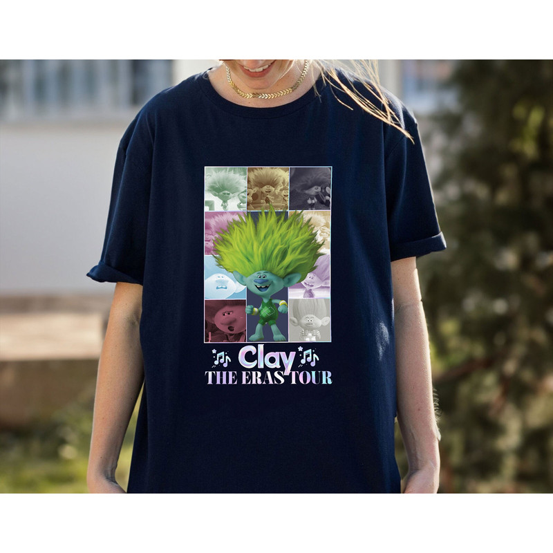 Clay The E ras Tour Trolls Band Together Shirt, Trolls Band Together Character Shirt, Trolls Movie Shirt, Trolls Band Gift 1.jpg
