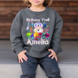 custom trolls band together shirt, trolls birthday shirt for kid, 70