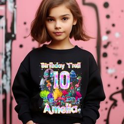 custom trolls band together shirt, trolls birthday shirt, 71