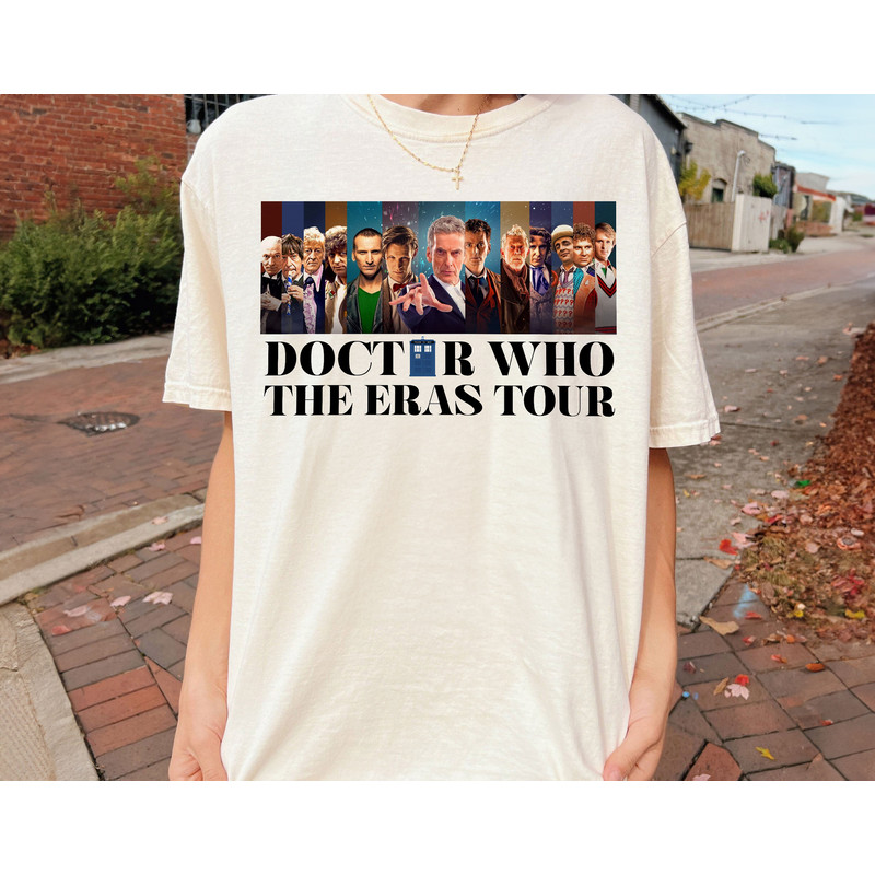 Doctor Who The Eras Tour Shirt, David Tennant Doctor Who Shirt, Matt Smith Doctor Who Sweatshirt, Jodie Whittaker Peter Capaldi Shirt.jpg